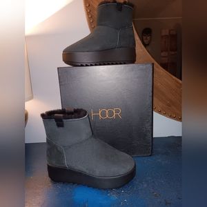 Hoor high-end shearling boots